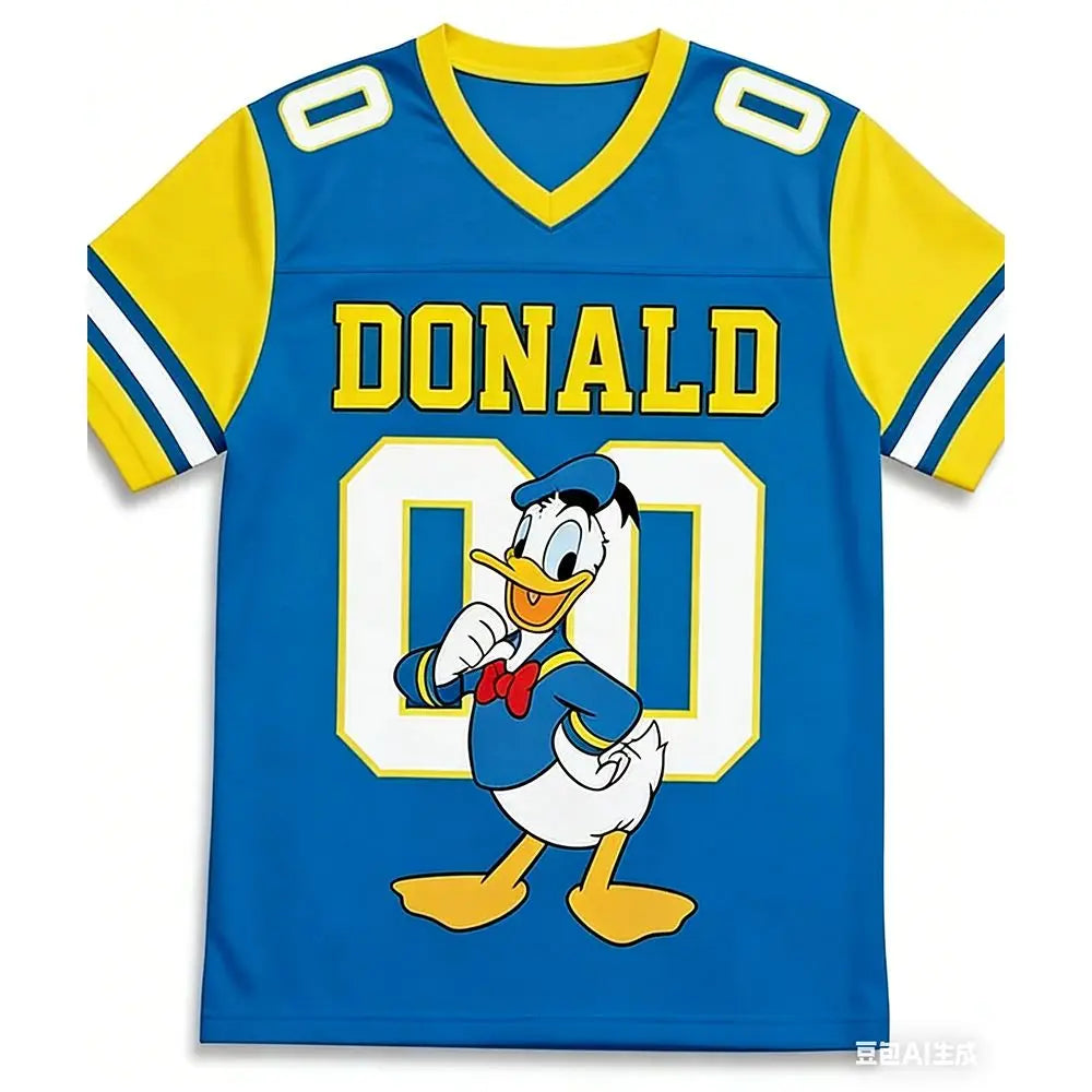 Summer Mickey Cartoon Home T-Shirt – Quick-Dry Breathable Sportswear for Women, Men & Kids