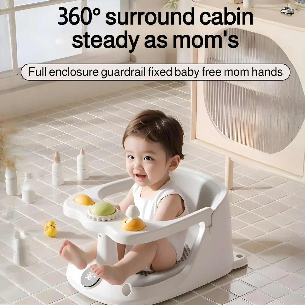 Baby Bath Seat with Suction Base – Safe & Comfortable Infant Bath Support