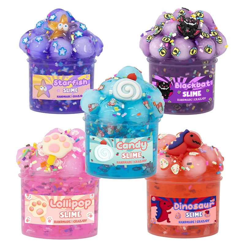 Jelly Cube Crunchy Slime™ – Crystal Clear Sensory Slime