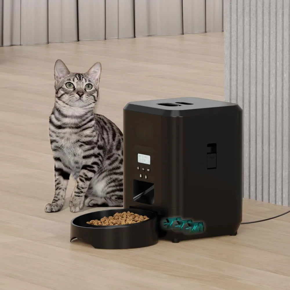 Smart Automatic Pet Feeder – Timed Feeding for Cats & Dogs