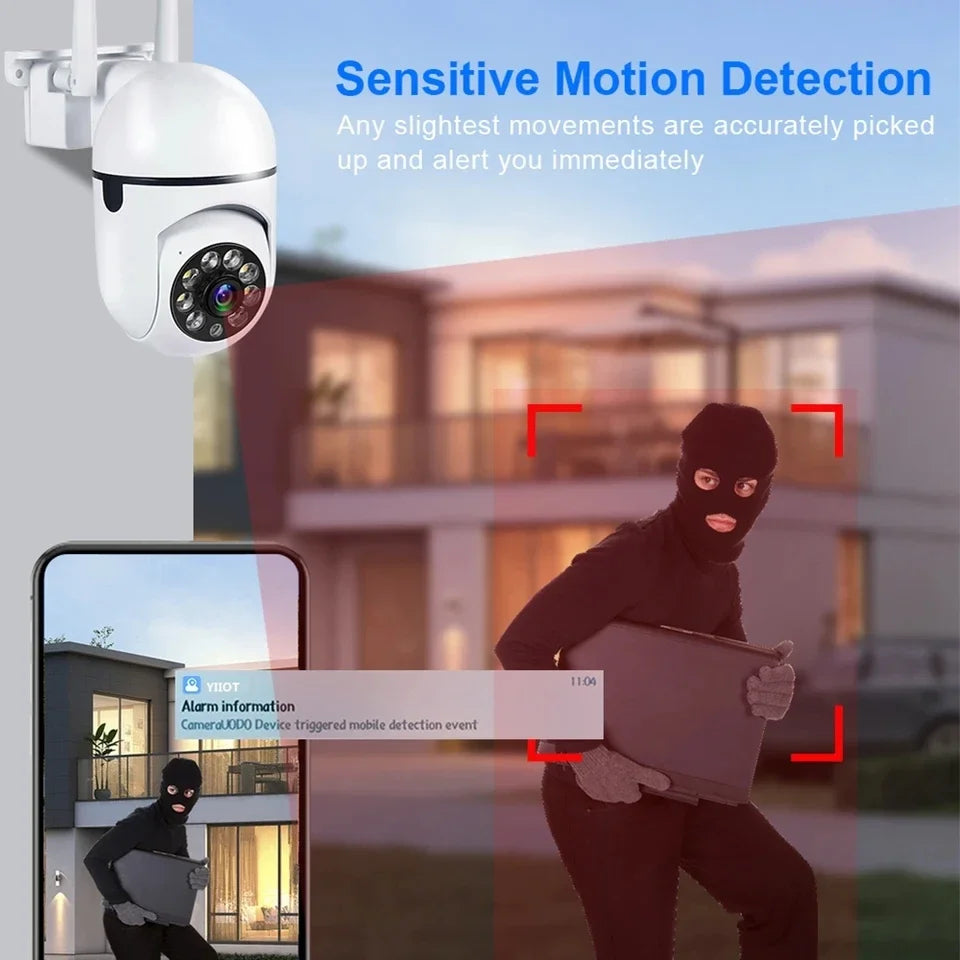 8MP Wireless PTZ Security Camera – Smart Outdoor Protection