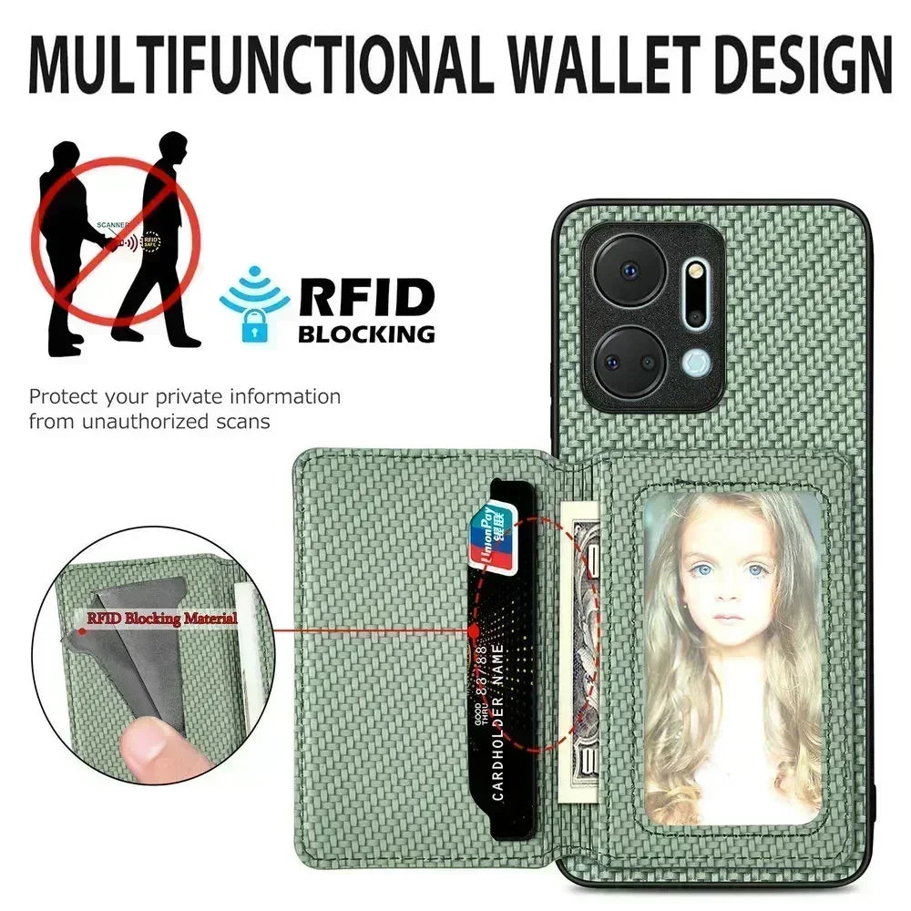 RFID Leather Wallet Phone Case – Premium Protection &; Everyday Convenience