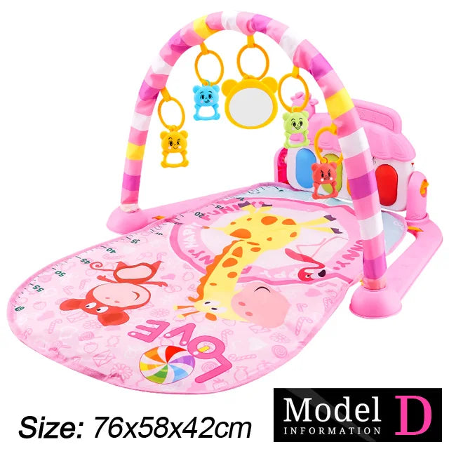 Baby Fitness Play Gym – Musical Kick & Play Activity Mat (0–36 Months)
