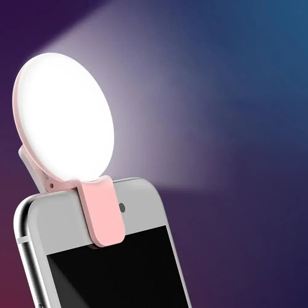 Mini LED Selfie Ring Light – Perfect Lighting Anytime, Anywhere