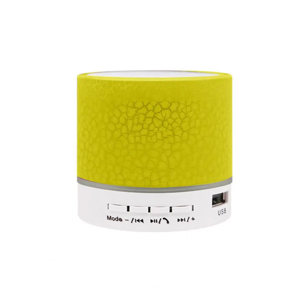 Mini Bluetooth Bass Speaker with LED Light – Compact Powerful Sound Anywhere