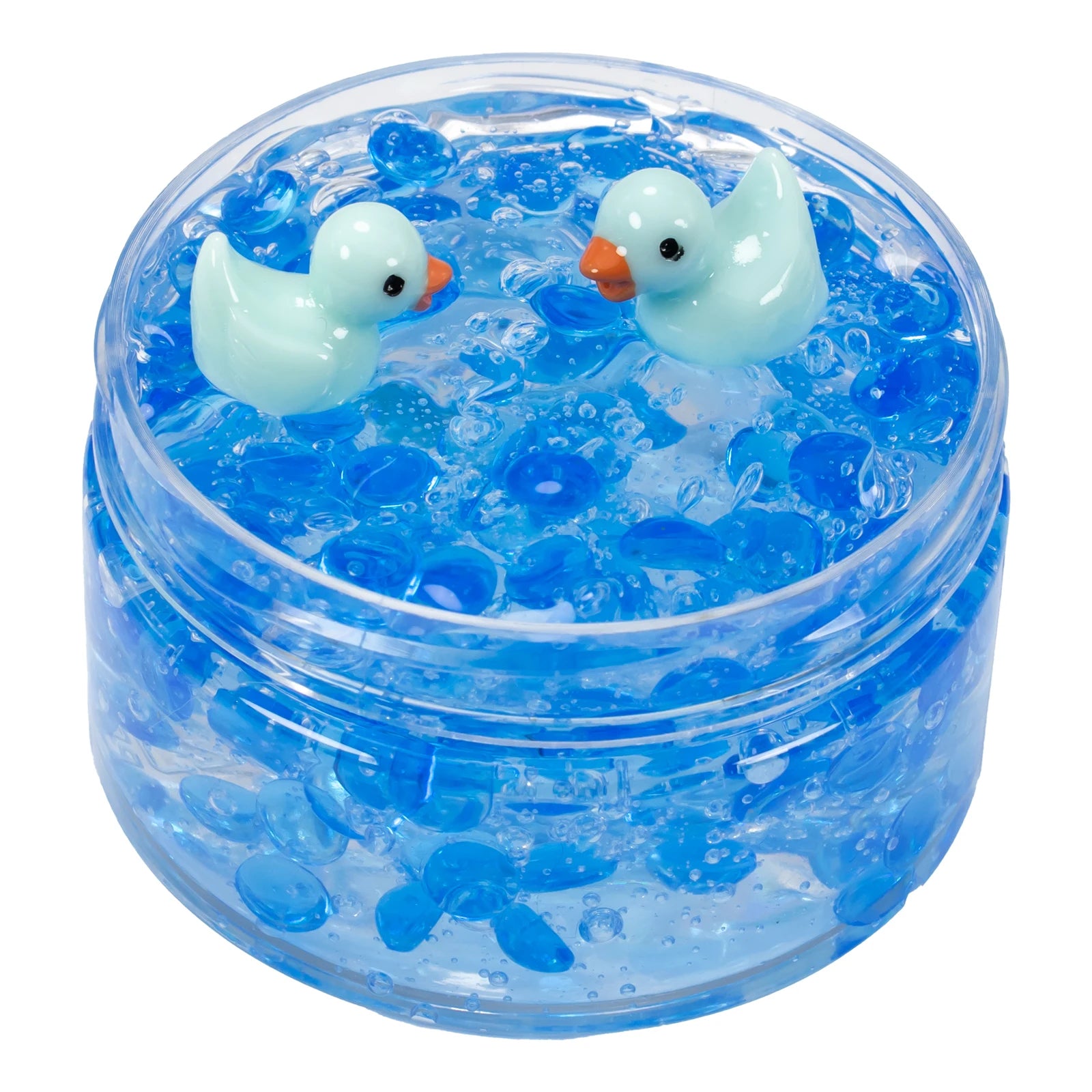 Duck Crunch Crystal Slime™ – Clear Beads Sensory Slime