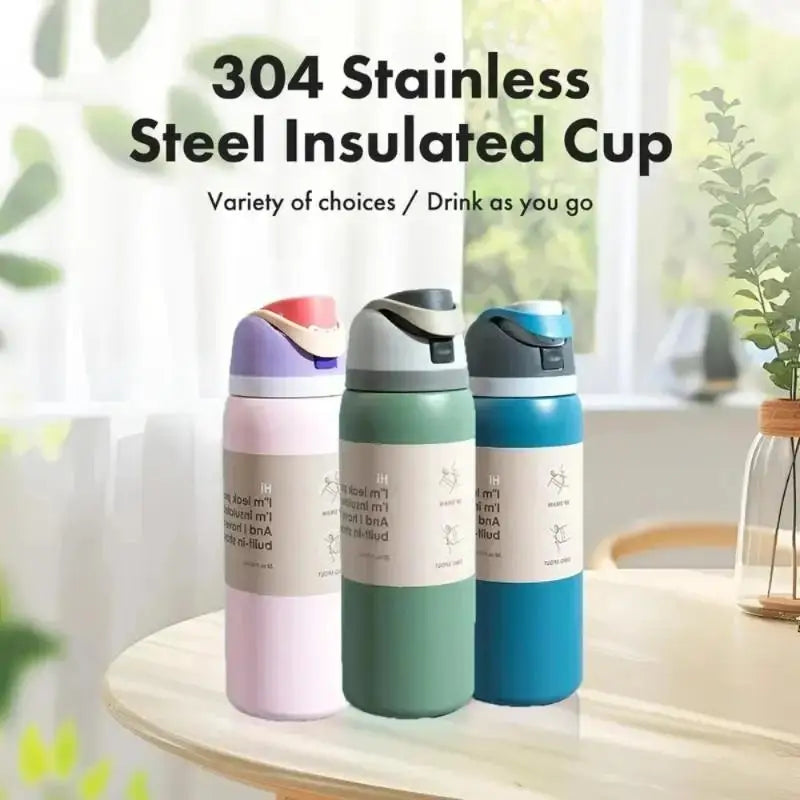 Stainless Steel Vacuum Flask™ – Insulated Travel Water Bottle