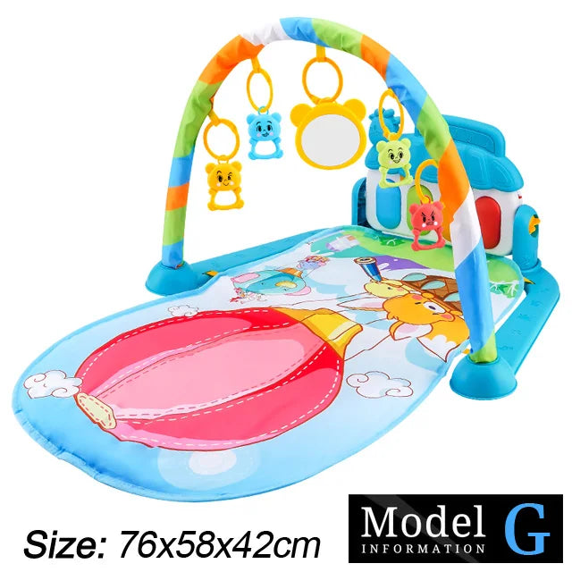 Baby Fitness Play Gym – Musical Kick & Play Activity Mat (0–36 Months)