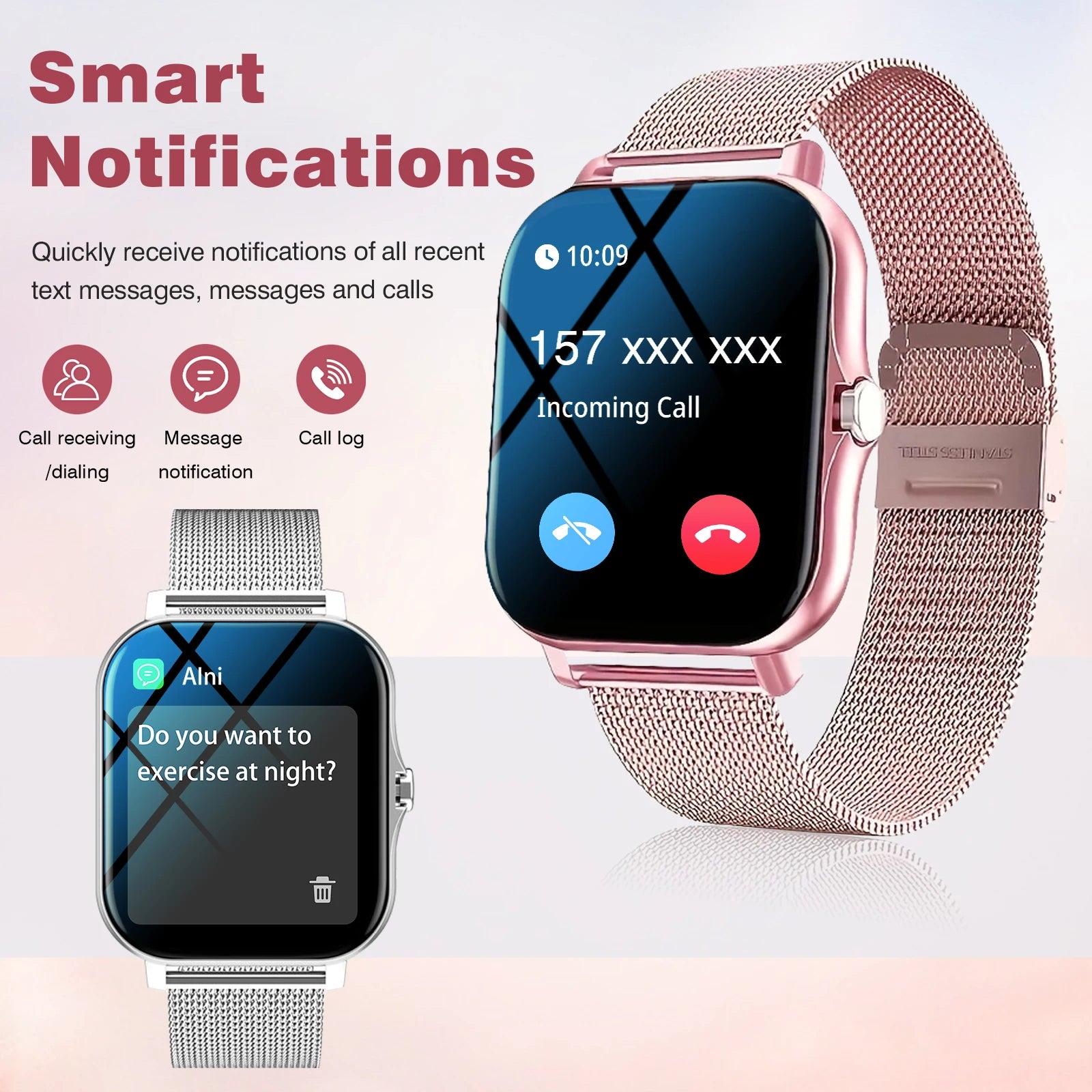 Smart Sport Watch – Bluetooth Calling, Fitness Tracking &amp; Daily Smart Features