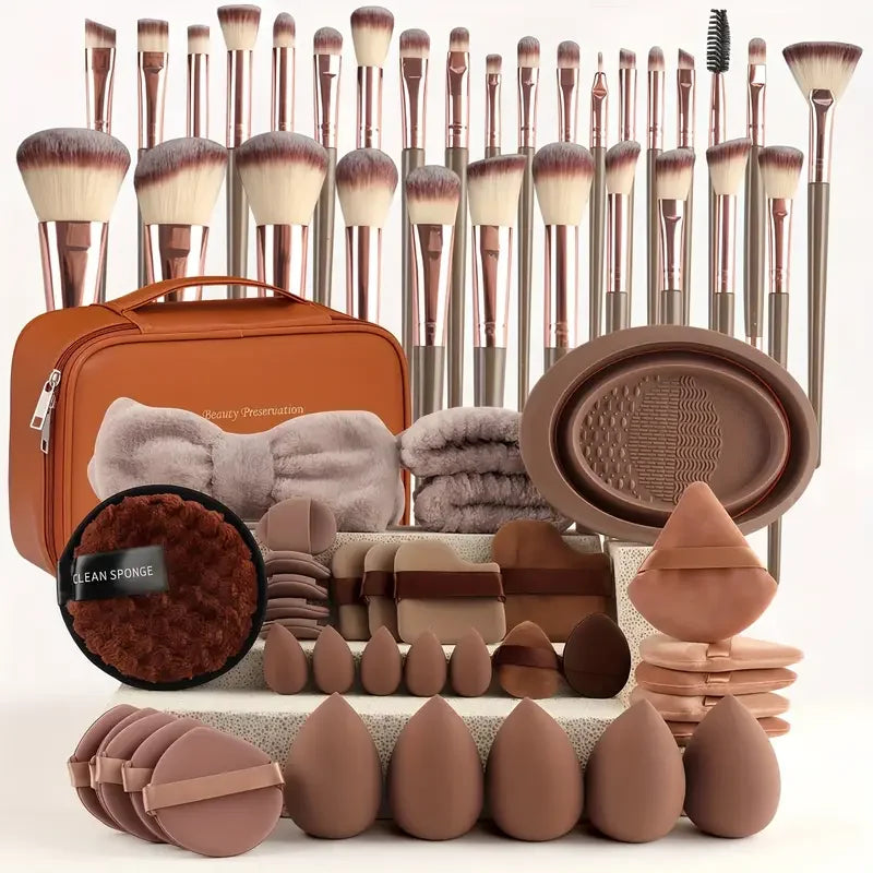 Premium Makeup Brush Set – Soft Fluffy Cosmetic Brushes for Flawless Makeup