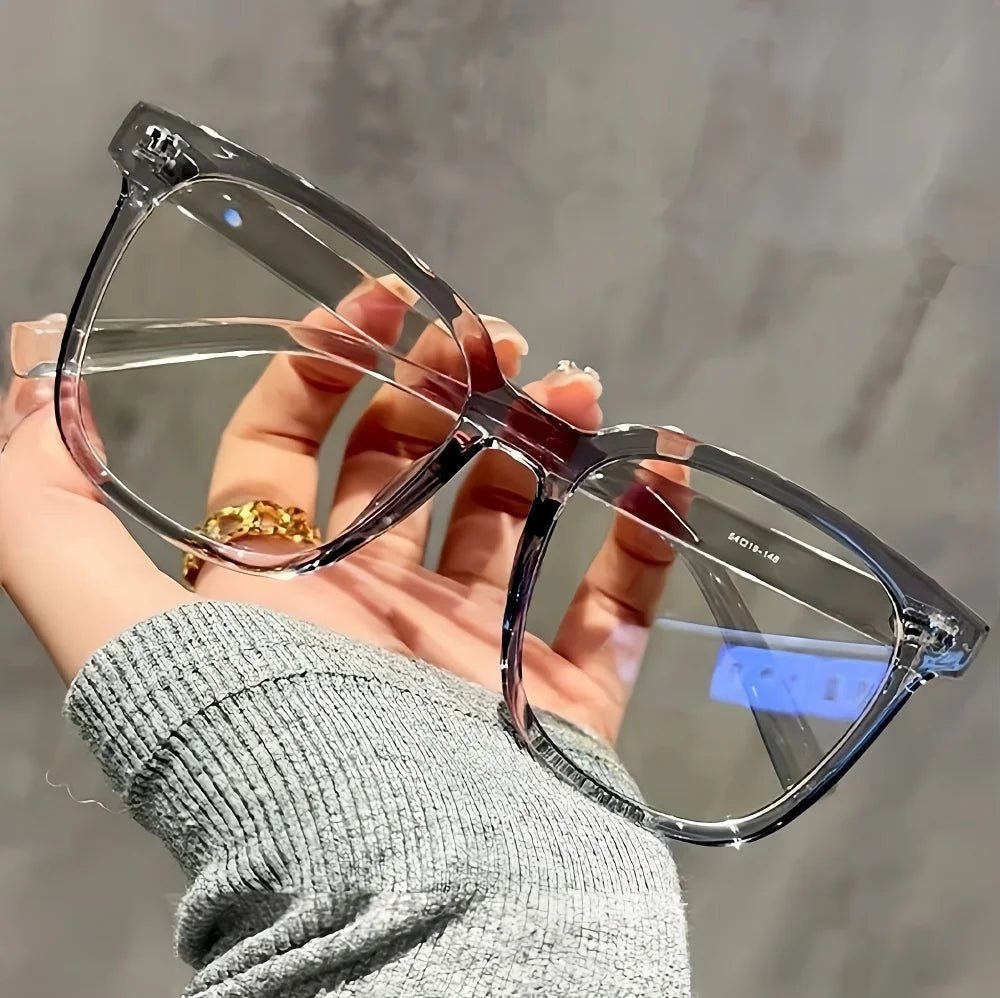 Universal Square Frame Fashion Glasses – Clear Lens Campus Style Eyewear (1/2/3 Pairs)