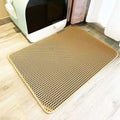 Extra Large Waterproof Cat Litter Mat – Double Layer Honeycomb Trapping Mat with Non-Slip Backing