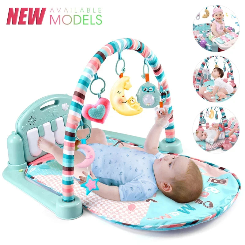 Baby Fitness Play Gym – Musical Kick & Play Activity Mat (0–36 Months)
