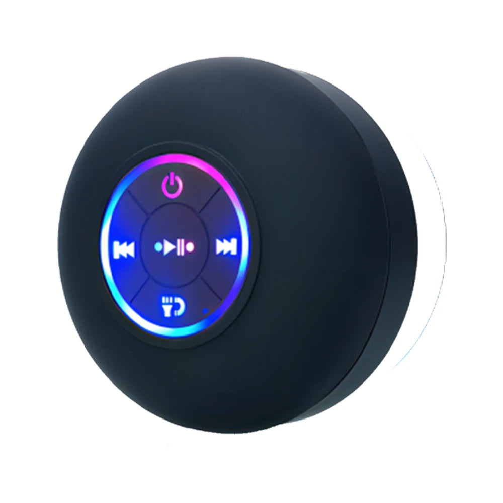 Portable Waterproof Bluetooth Speaker with Suction Cup – Music Anywhere