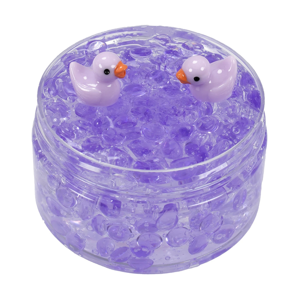 Duck Crunch Crystal Slime™ – Clear Beads Sensory Slime