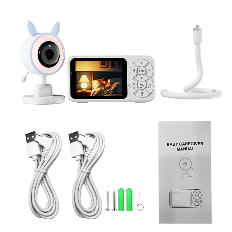 Smart Baby Monitor with 3.5” Display – Safe &; Reliable Baby Monitoring