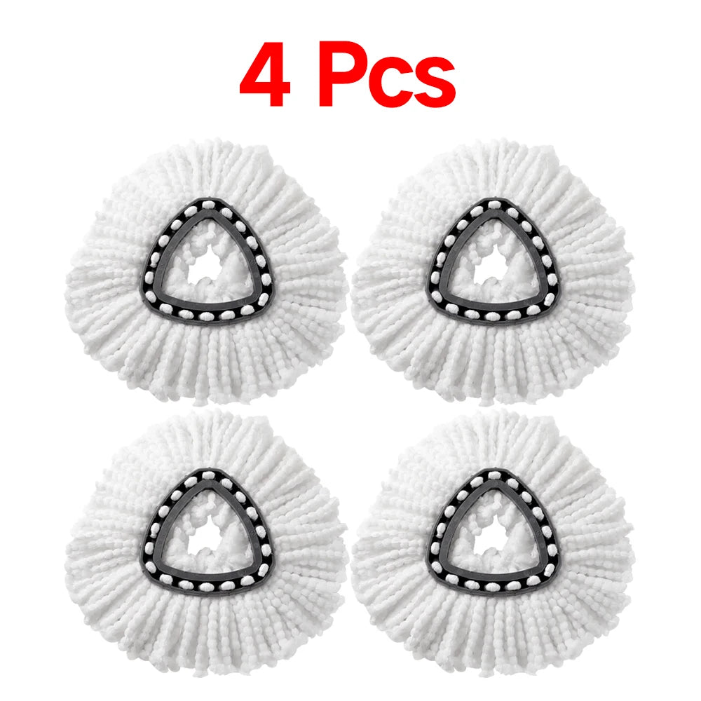 Microfiber Spin Mop Replacement Head – Soft &amp; Absorbent Mop Refill