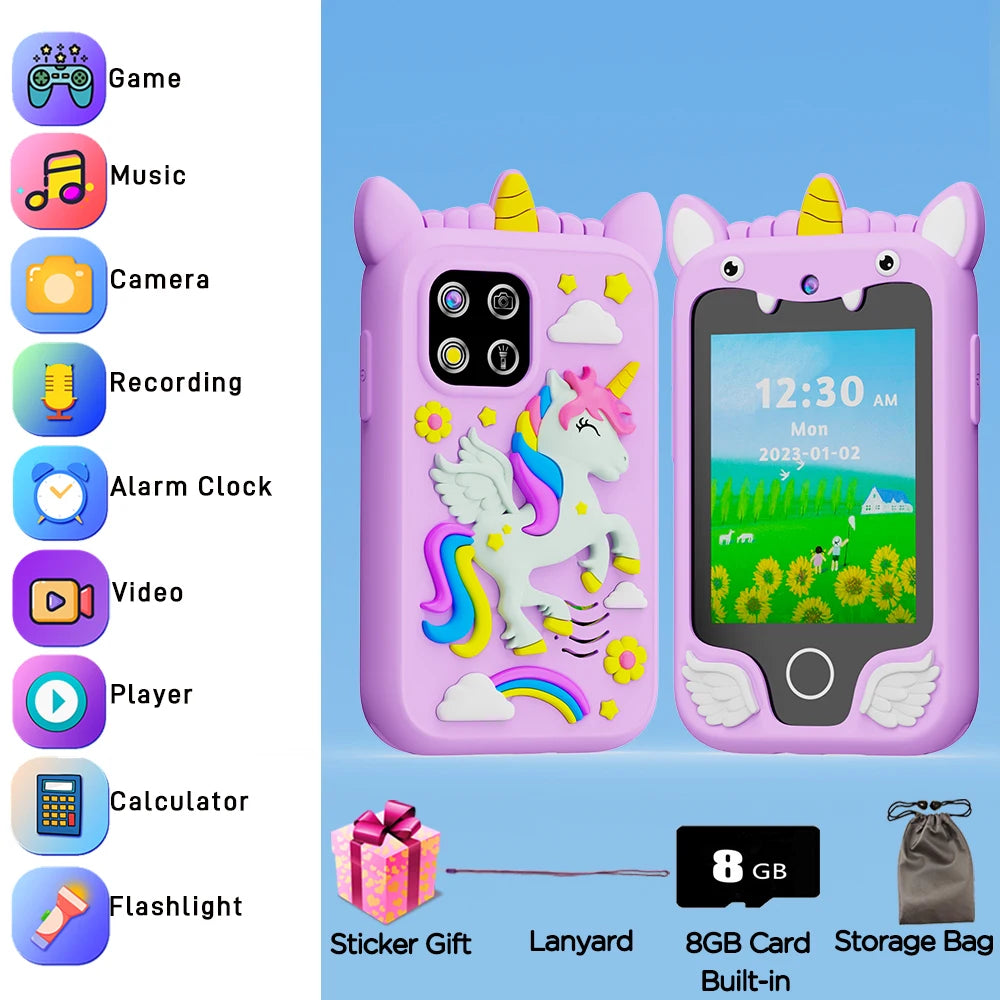 Mini Kids Smart Phone – Educational Toy with Camera, Music &; Learning Games