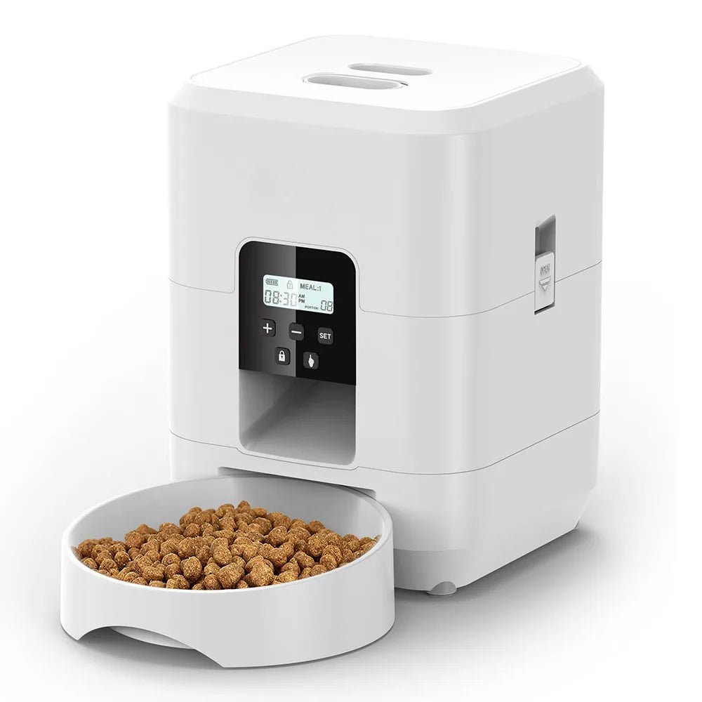 Smart Automatic Pet Feeder – Timed Feeding for Cats & Dogs