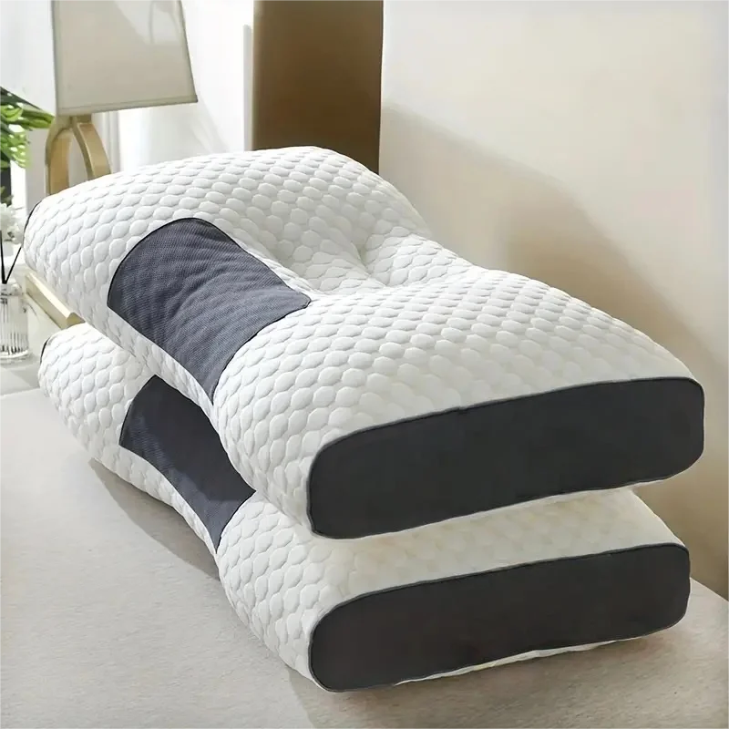 2-Pack Ergonomic Neck Support Pillows – Orthopedic Contour Sleeping Pillows