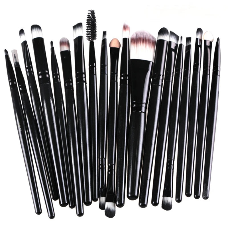 20-Piece Professional Makeup Brush Set – Soft Full Face Beauty Brush Collection