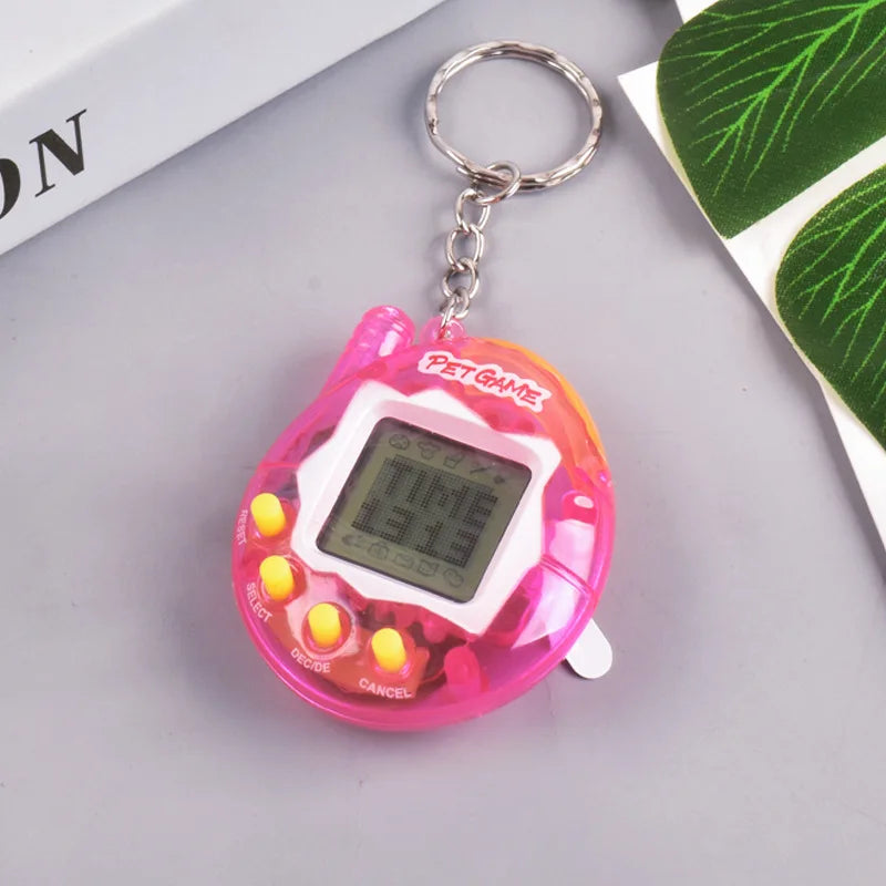 168-in-1 Virtual Electronic Pet Keychain – Nostalgic Retro Pixel Game Toy