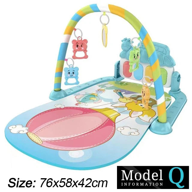 Baby Fitness Play Gym – Musical Kick & Play Activity Mat (0–36 Months)