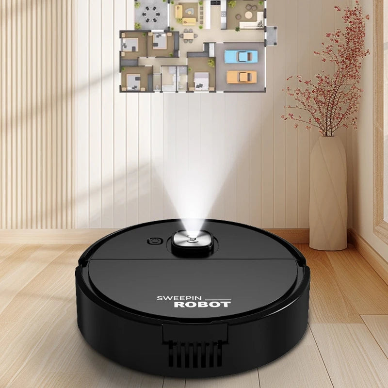 3-in-1 Mini Robot Vacuum Cleaner – Smart Sweeping &; Mopping Cleaner