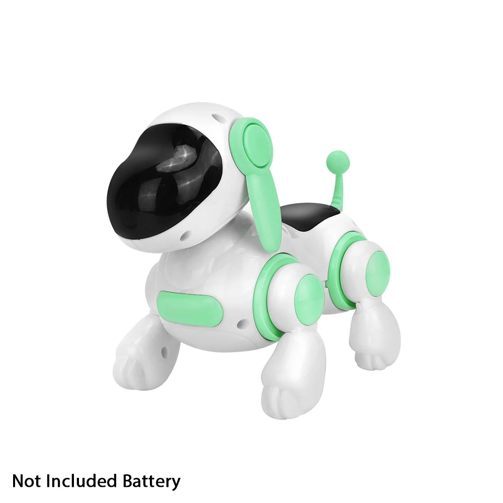 Smart Interactive Robotic Dog – Walking, Sound &amp; Educational Toy