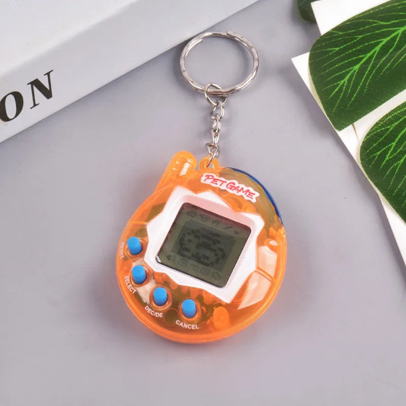 168-in-1 Virtual Electronic Pet Keychain – Nostalgic Retro Pixel Game Toy