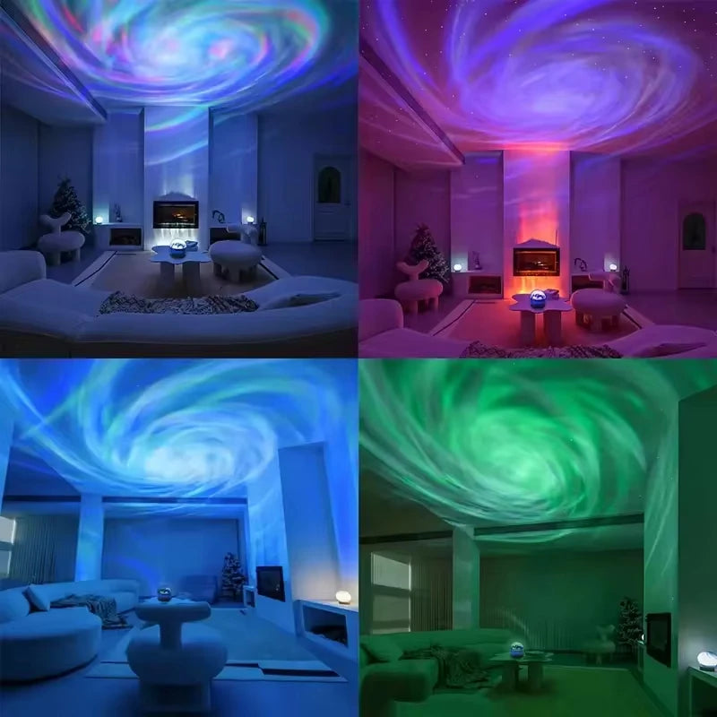 LED Galaxy Projector Night Light – Colorful Starry Sky for Bedrooms & Parties
