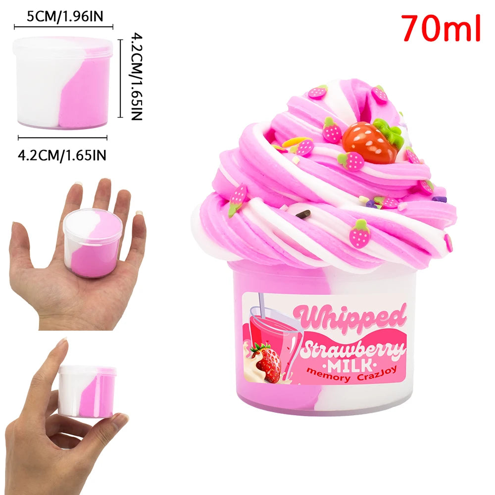 4Pcs Bicolor Butter Slime Kit™ – Scented DIY Sensory Putty