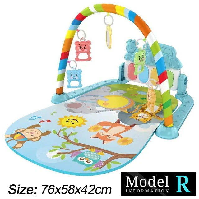 Baby Fitness Play Gym – Musical Kick & Play Activity Mat (0–36 Months)