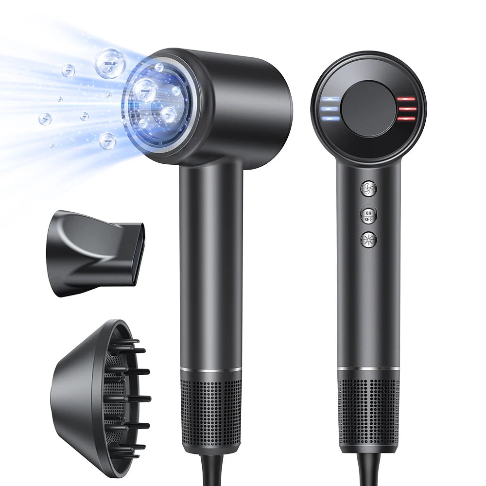 Professional Ionic Hair Dryer – 120,000RPM High-Speed Brushless Blow Dryer