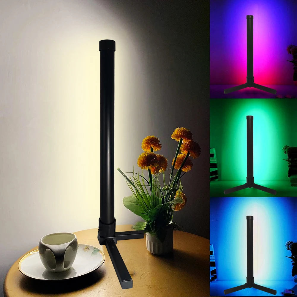 RGB LED Smart Floor Lamp – Modern, Music-Sync, and Fully Customizable