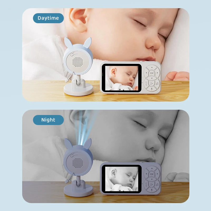 Smart Baby Monitor with 3.5” Display – Safe &; Reliable Baby Monitoring