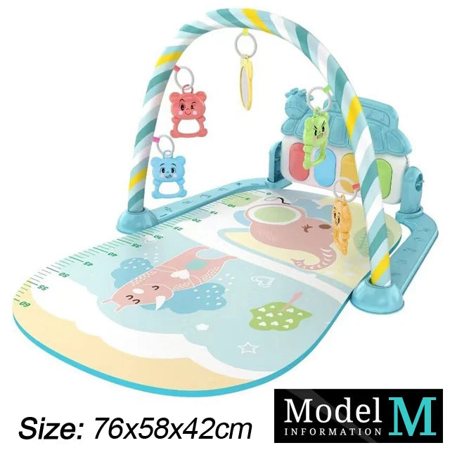 Baby Fitness Play Gym – Musical Kick & Play Activity Mat (0–36 Months)