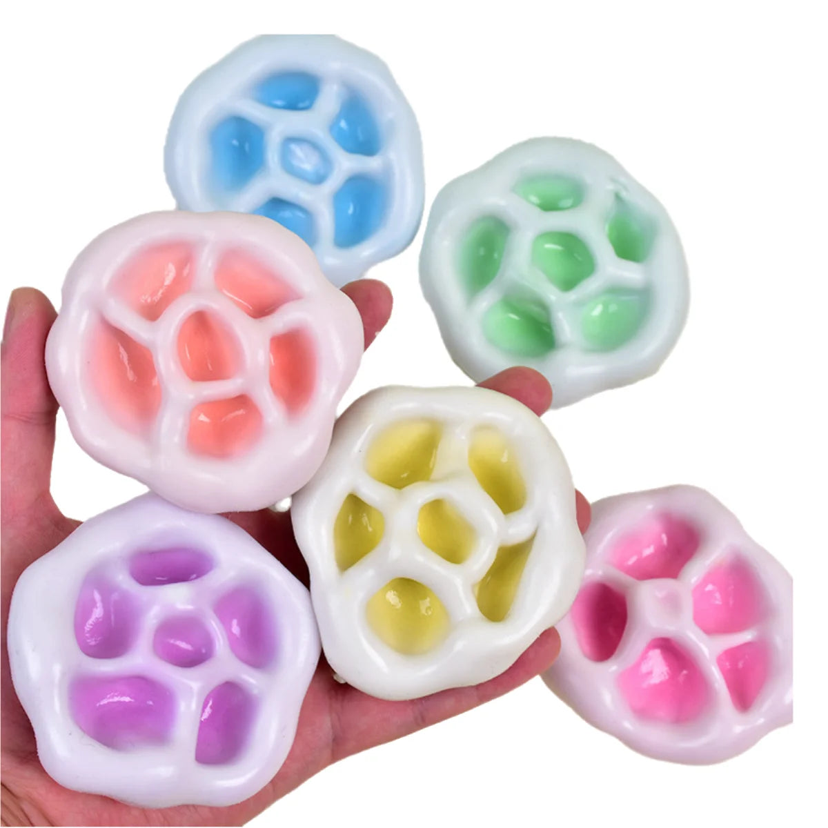 Shapeable Vacuum Squishy Grape Stress Ball