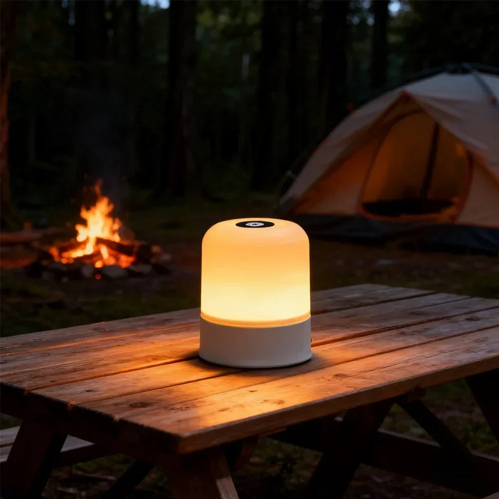 RGB Touch Control LED Night Lamp – Rechargeable Bedside Mood Light
