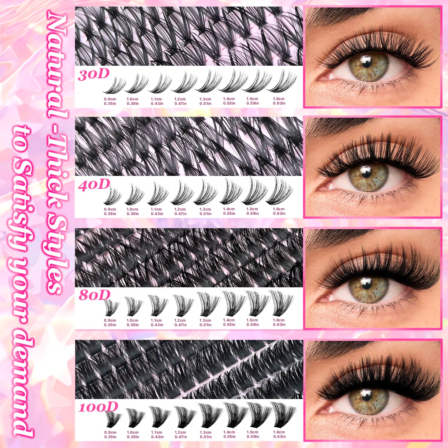 DIY Lash Extension Kit™ – Wispy Cluster Lashes with Bond & ; Seal