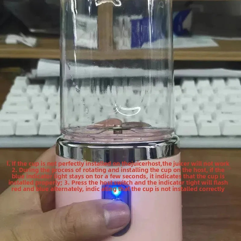 Portable Electric Blender Bottle – Fresh Smoothies Anywhere