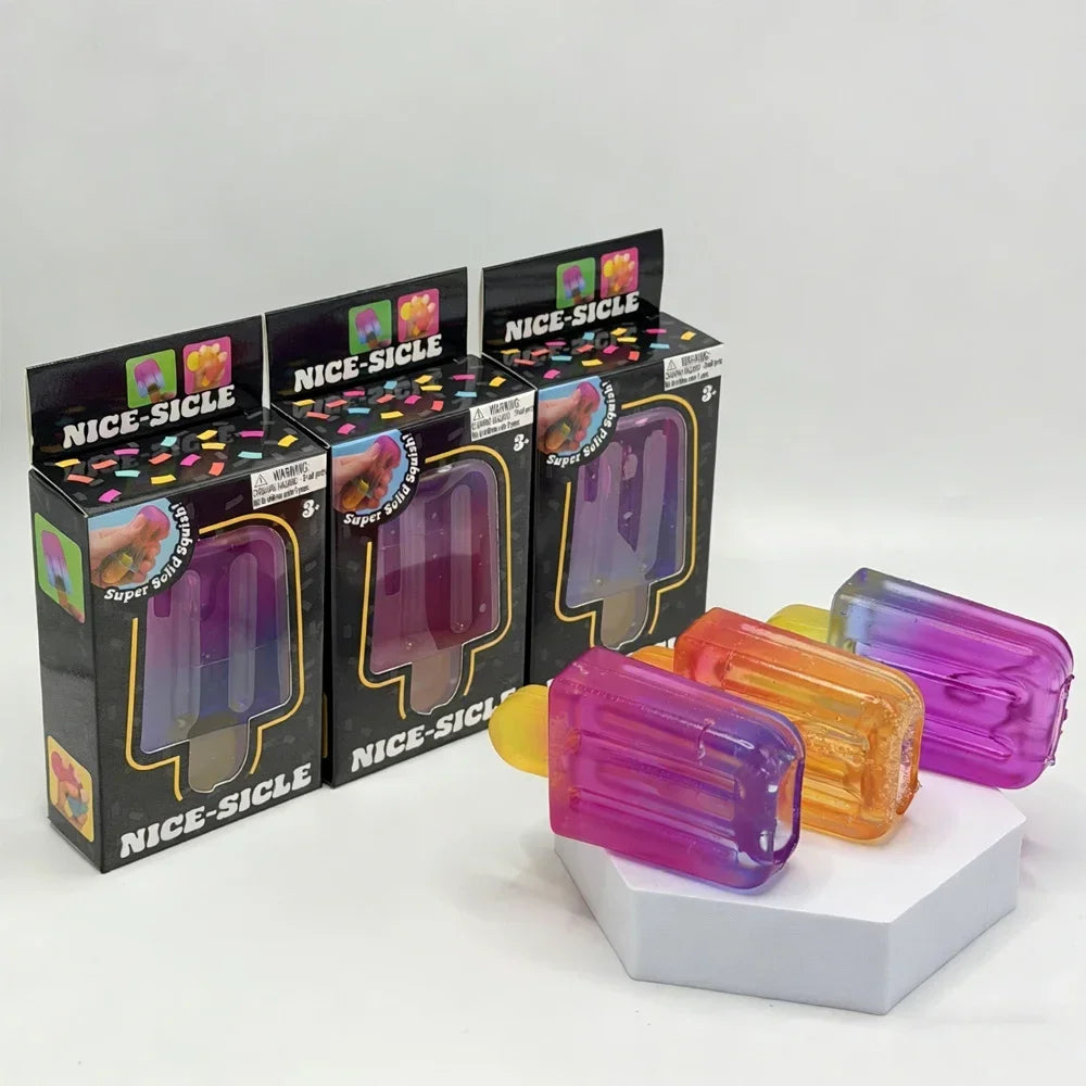Popsicle Blind Box Cube Sensory Stress Relief Squishy