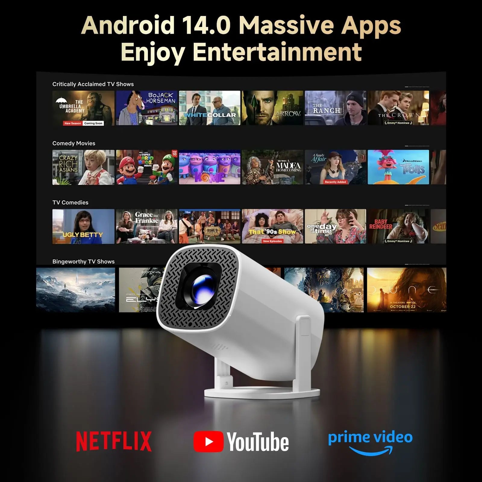Smart Mini Projector P30 Pro – Home Cinema Experience Anywhere
