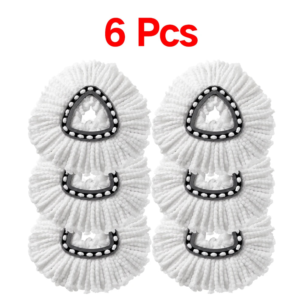 Microfiber Spin Mop Replacement Head – Soft &amp; Absorbent Mop Refill