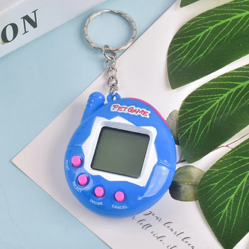 168-in-1 Virtual Electronic Pet Keychain – Nostalgic Retro Pixel Game Toy