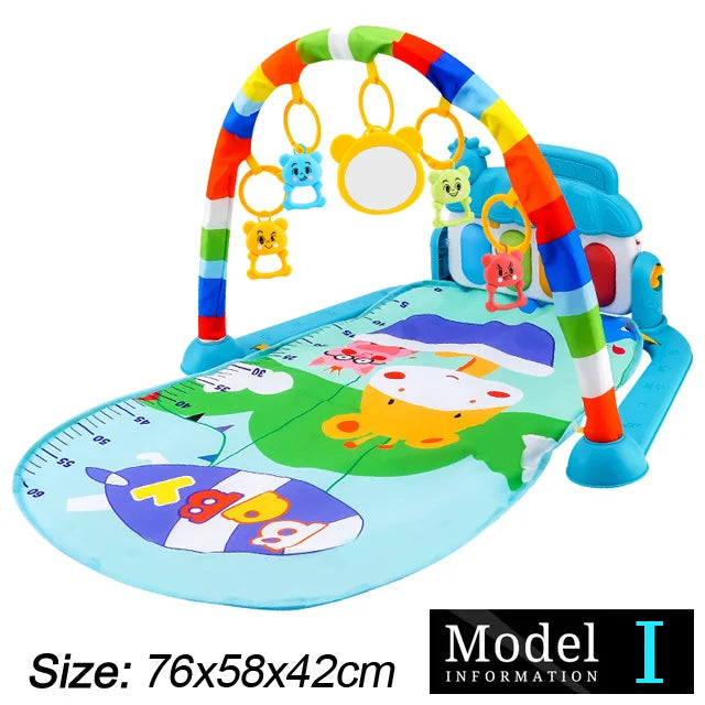 Baby Fitness Play Gym – Musical Kick & Play Activity Mat (0–36 Months)