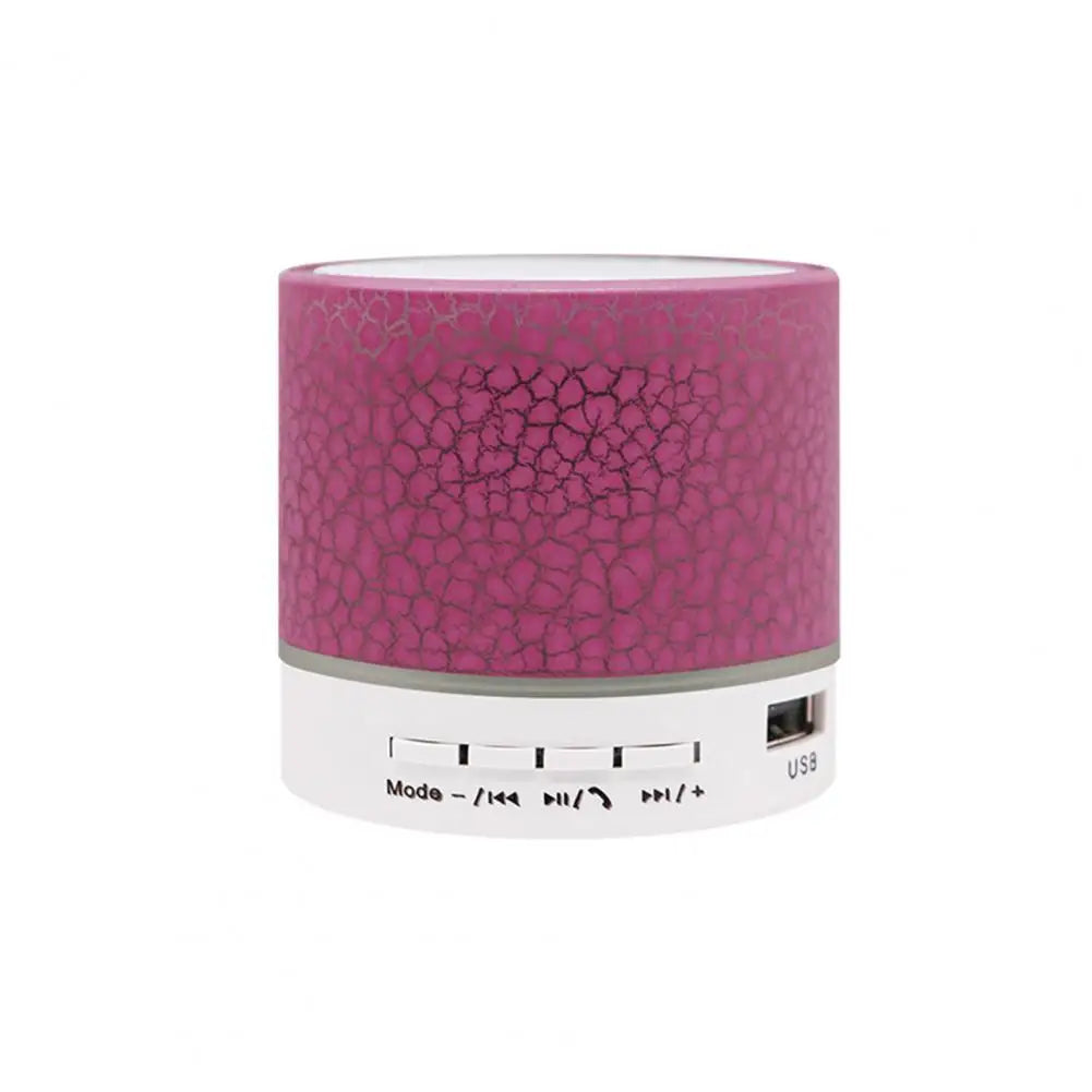 Mini Bluetooth Bass Speaker with LED Light – Compact Powerful Sound Anywhere