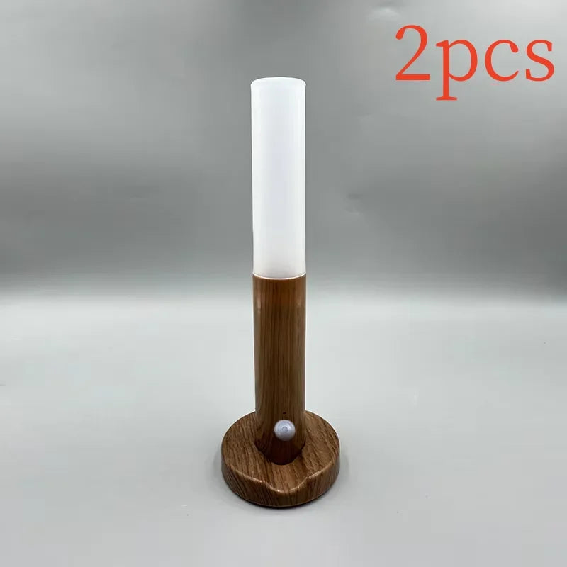 Smart Motion Sensor LED Night Light – USB Rechargeable Magnetic Lamp