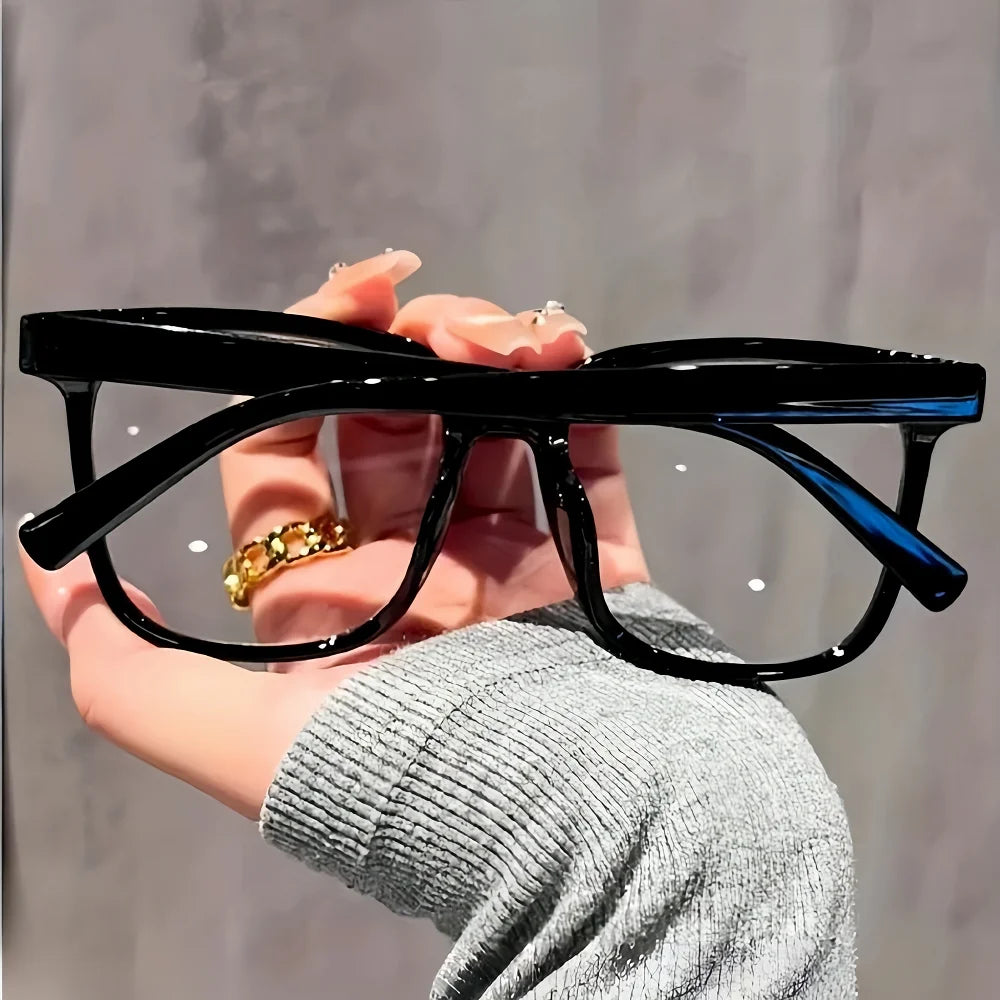 Universal Square Frame Fashion Glasses – Clear Lens Campus Style Eyewear (1/2/3 Pairs)