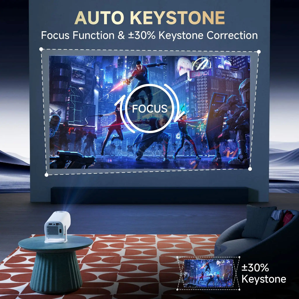 Smart Mini Projector P30 Pro – Home Cinema Experience Anywhere